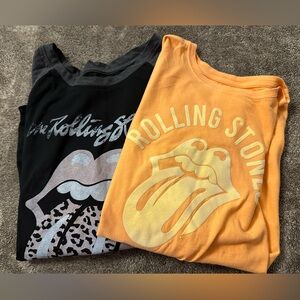 Set of 2 Rolling Stones Graphic Shirts